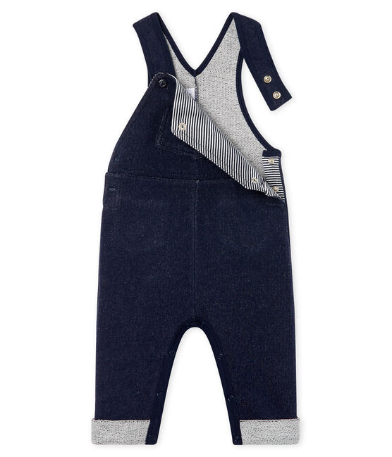 Baby Boys' Long Fleece Dungarees SMOKING blue