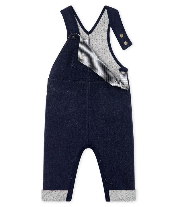 Baby Boys' Long Fleece Dungarees SMOKING