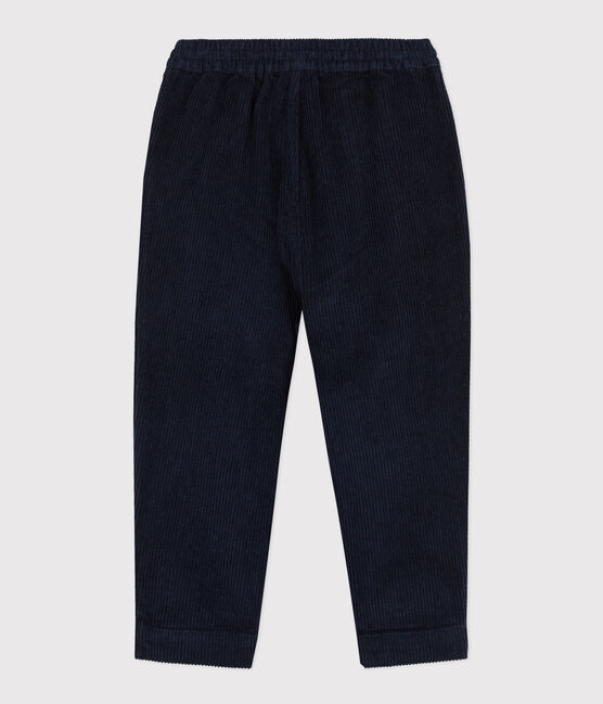 Boys' Corduroy Trousers SMOKING blue