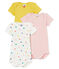 Baby Girls' Short-Sleeved Bodysuit - 3-Piece Set variante 1