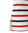 Women's heavy jersey tricolor sailor top COQUILLE beige/SMOKING blue/TERKUIT