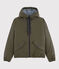 Women's/Men's recycled padded rain jacket LITOP brown