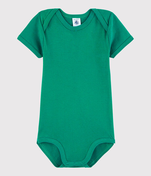 Baby Boys' Short-Sleeved Bodysuit green
