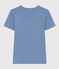 Women's Iconic Cotton Round Neck T-Shirt BEACH blue