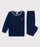Pyjamas in Brushed Terry Towelling MEDIEVAL blue