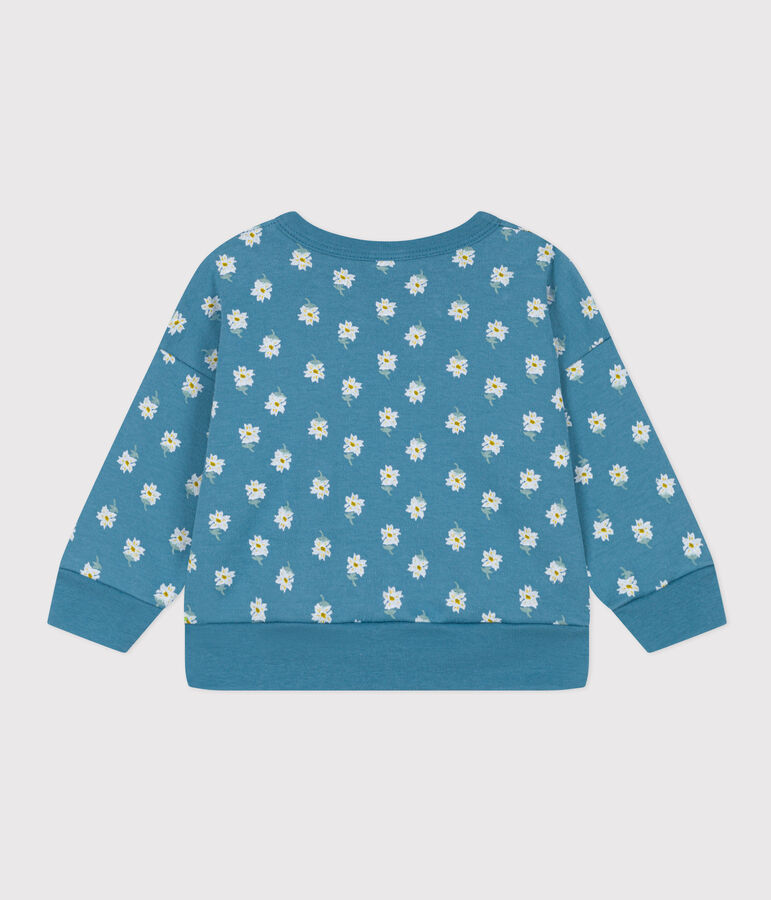 Babies' Thick Jersey Sweatshirt blue/multicolor