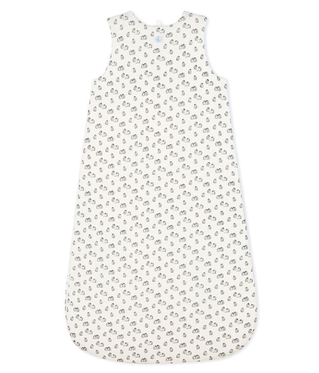 Babies' Velour Sleeping Bag white/grey/multicolor