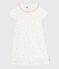 Children's floral print openwork cotton nightdress MARSHMALLOW white/MULTICO white