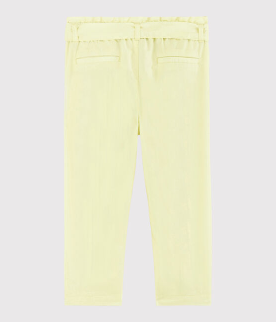 Girls' Serge Trousers CITRONEL yellow