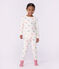 Children's cotton terry pyjamas with hearts Ecru/multicolor