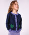 Children's plain wool and cotton cardigan SOIR