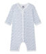 Baby girl's footless sleepsuit