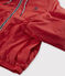 Women's warm windbreaker made from recycled materials TERKUIT red