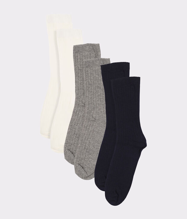 Set of 3 pairs of socks for boys multicolor