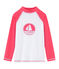Unisex sun protection T-shirt MARSHMALLOW white/CUPCAKE pink