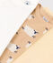 Babies' Sheep Themed Long-Sleeved Cotton Bodysuits - 3-Pack variante 1