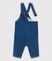 Babies' Long Denim Dungarees BLEU DELAVE blue