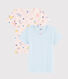 Girls' Short-Sleeved Yoga Animals T-Shirt - 2-Piece Set