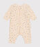 Babies' fleece jumpsuit AVALANCHE white/MULTICO