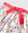 Girls' Poplin Skirt MARSHMALLOW white/MULTICO white