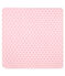 Unisex baby printed blanket VIENNE pink/MULTICO white