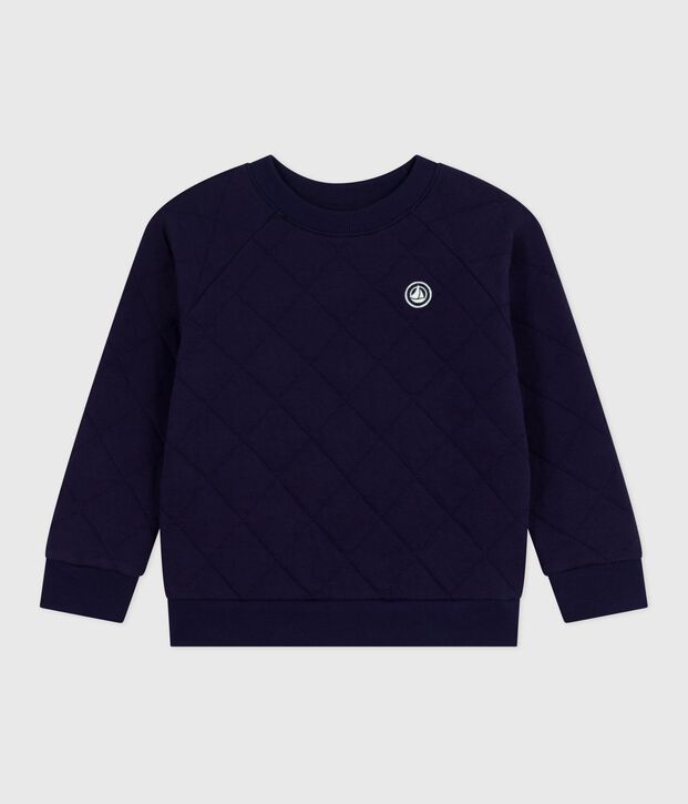 Children's plain cotton sweatshirt SOIR