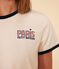 The Straight Paris Cotton T-Shirt for Women AVALANCHE Ecru