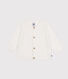 Babies' Openwork Knitted Cotton Cardigan