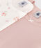 Children's short-sleeved floral cotton T-shirts - 2-Pack variante 1