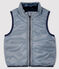 Baby's reversible puffer jacket SMOKING blue