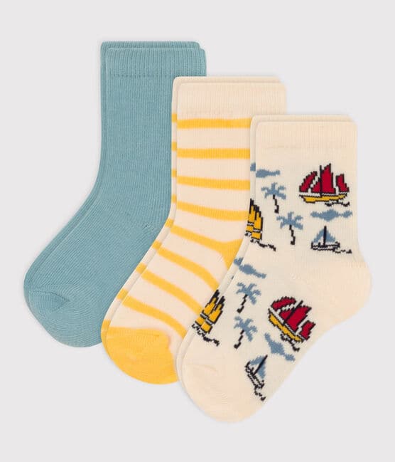 Babies' Cotton Jersey Explorer Socks - Pack of 3 variante 1