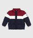 Children's plain colourblock puffer jacket
