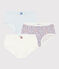 Girls' Floral Cotton Briefs - 3-Pack variante 1