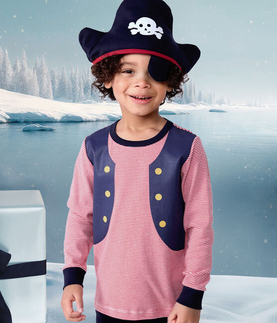 Children's cotton pirate costume pyjamas SOIR blue/MULTICO