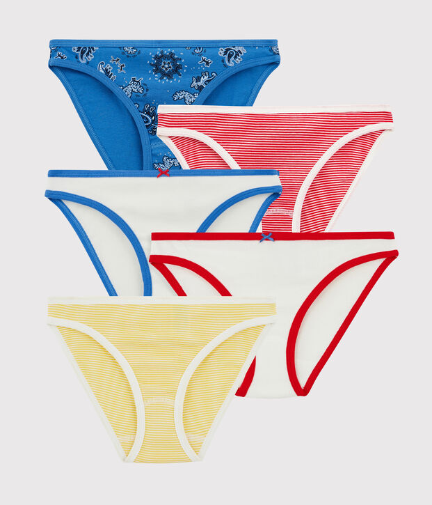 Women's Organic Cotton Briefs - 5-Pack multicolor