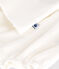 Babies' short-sleeved white honeycomb dress and bloomers MARSHMALLOW white