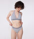 Women's two-piece stripy swimsuit