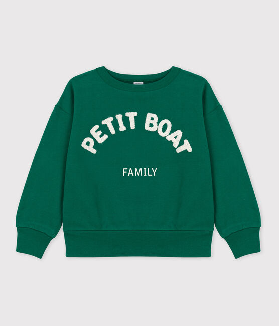 Children's Unisex Fleece Sweatshirt EVERGREEN green