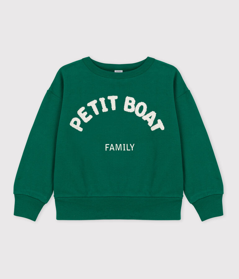 Children's Unisex Fleece Sweatshirt green