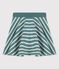 Girl's Cotton Skirt BRUT green/AVALANCHE white