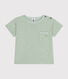 Babies' Short-Sleeved Slub Jersey T-Shirt