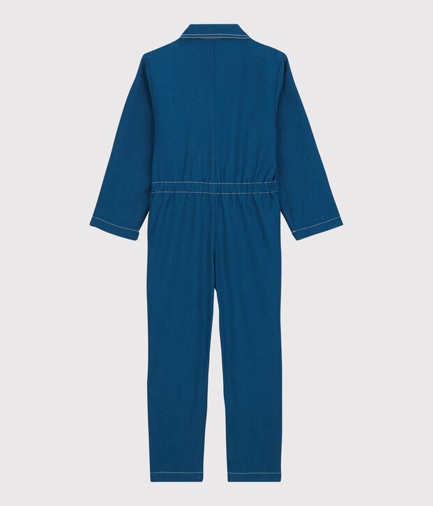 Unisex Serge Denim Jumpsuit blue