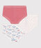 Children's high-waisted Paris print cotton pants  - 3-pack variante 1