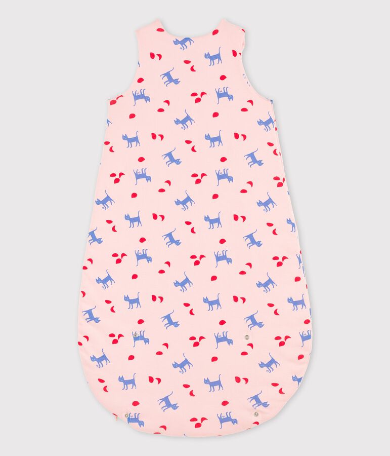 Babies' Printed Cotton Sleeping Bag pink/multicolor