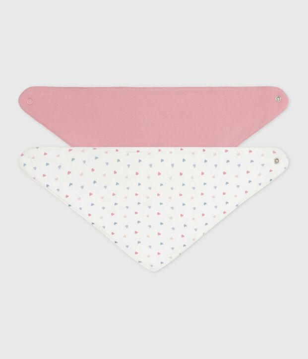 Pack of babies' printed cotton bandanas multicolor