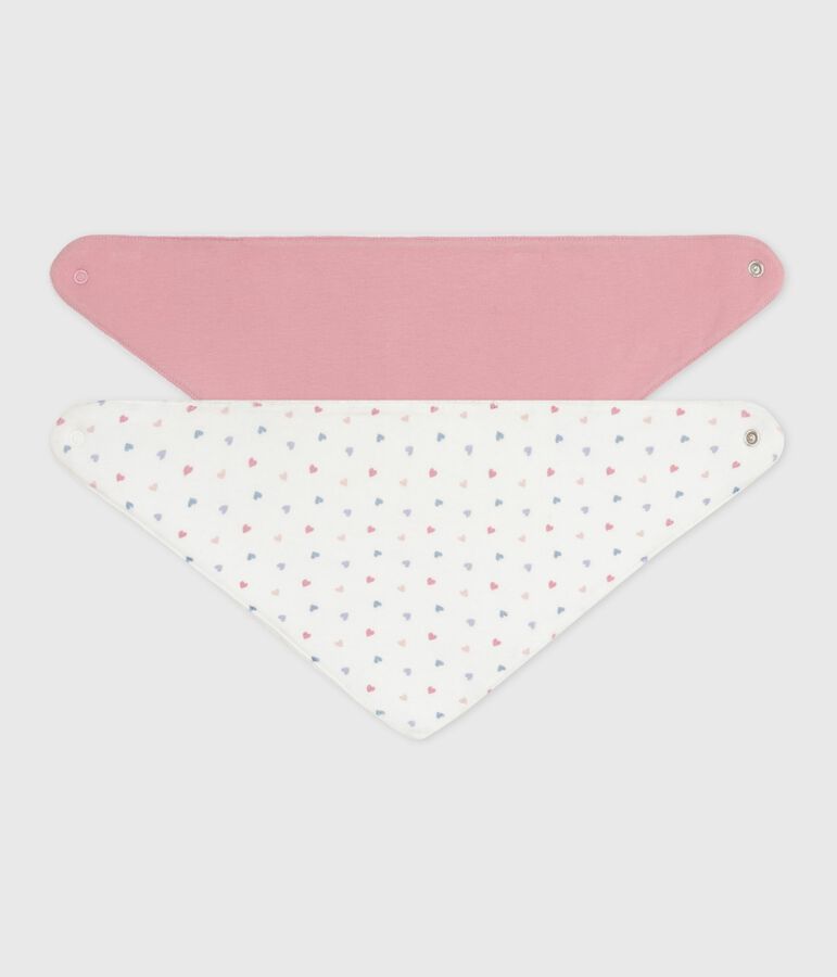 Pack of babies' printed cotton bandanas multicolor