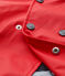 Baby Girls' Polyurethane Trench coat TERKUIT red