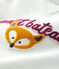 Baby boy's print sweatshirt MARSHMALLOW white