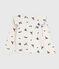 Children's long-sleeved printed cotton T-shirt MILK /MULTICO