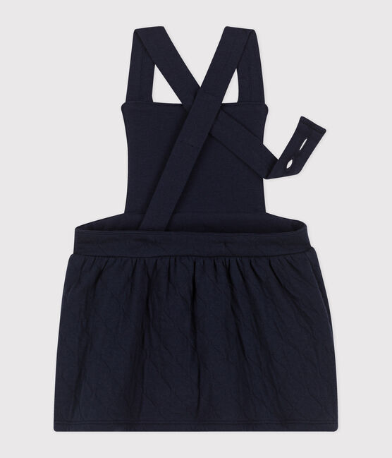 Babies' Sleeveless Patterned Quilted Tube Knit Dress SMOKING blue